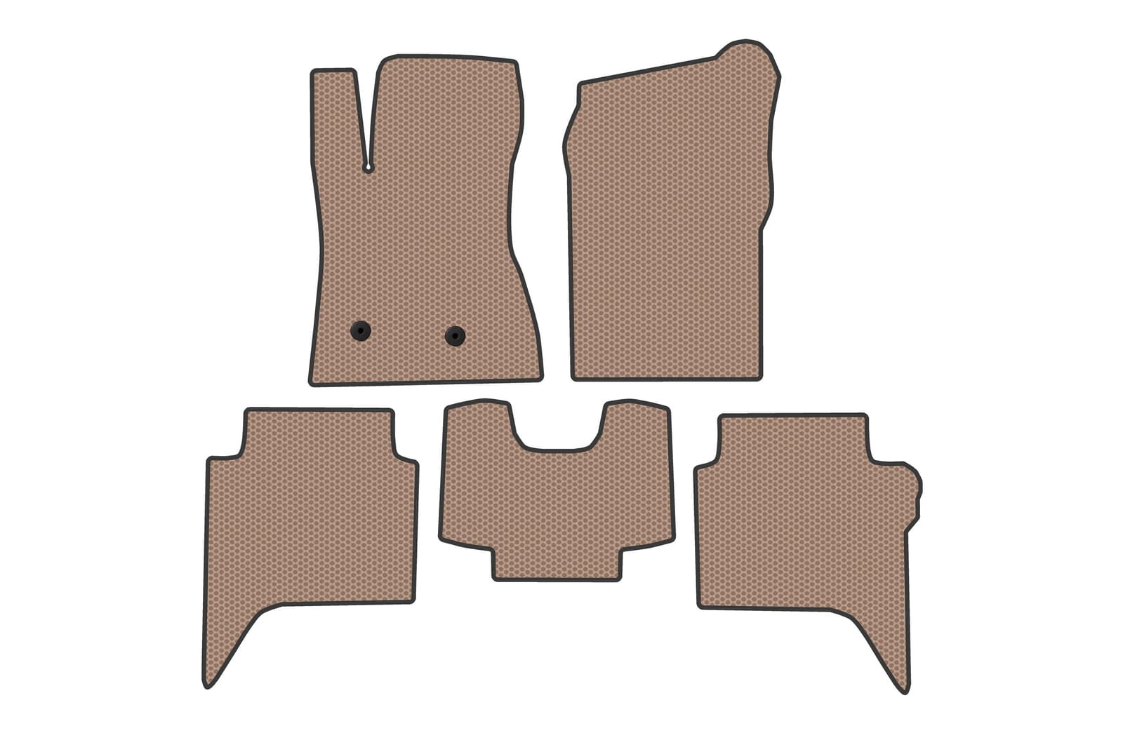 Гумові килимки Carsuit (Бежевий)