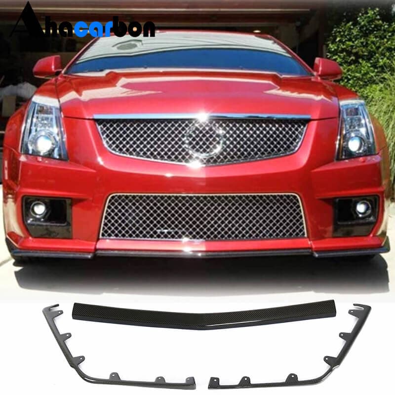 Накладки на передній бампер (для CTS V Coupe, Карбон)