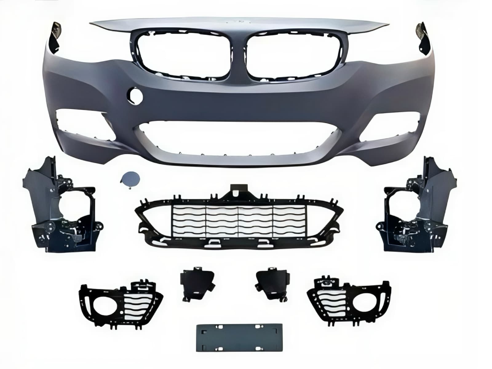Бампер передній у зборі M Paket BMW 3 series GT F34 2013-2020 ПІД ПАРКТРОНІКИ