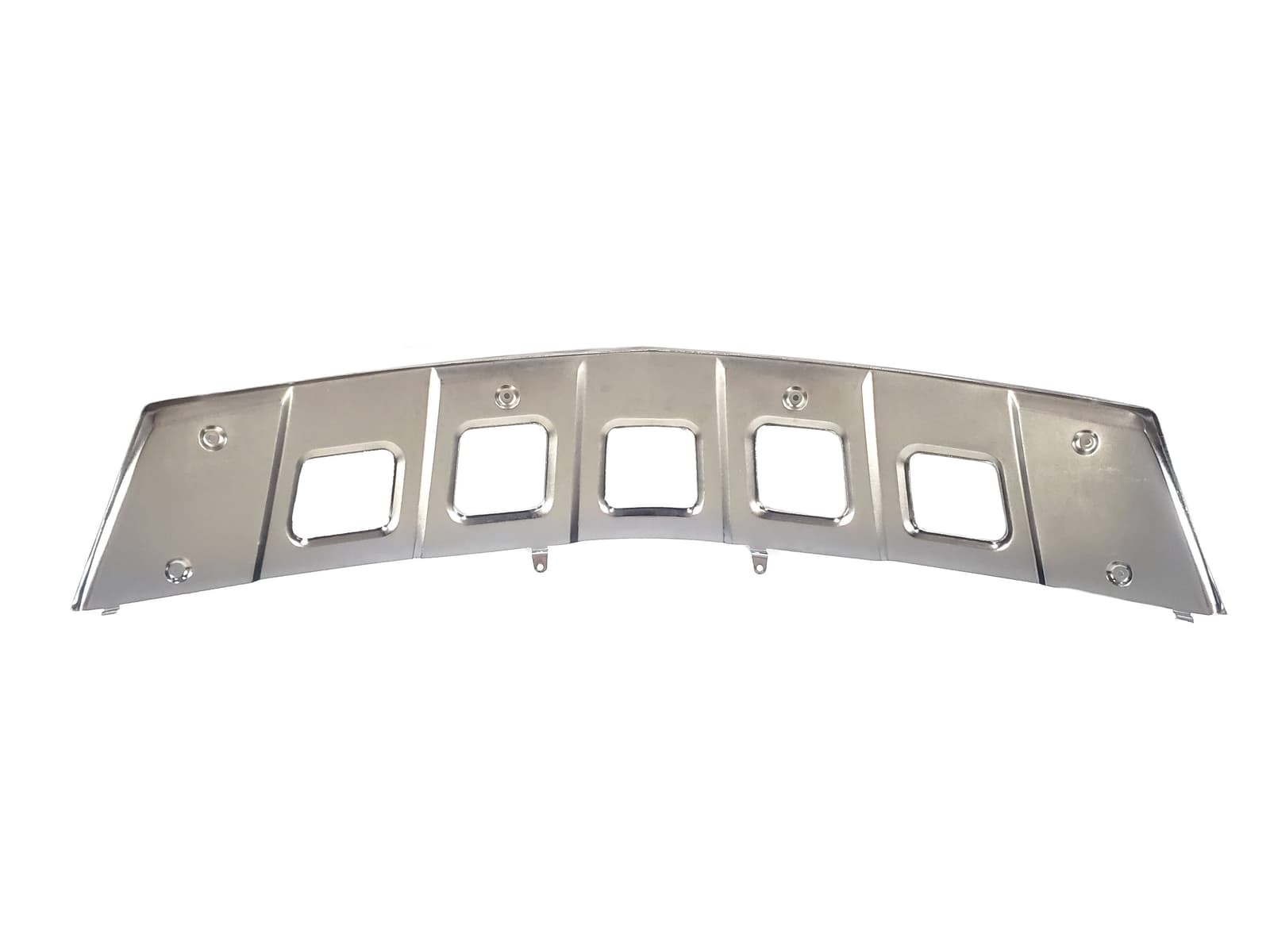 Накладки на бампер передній (Хром) на Mercedes-Benz GL-Class X164 2009-2012 року 3