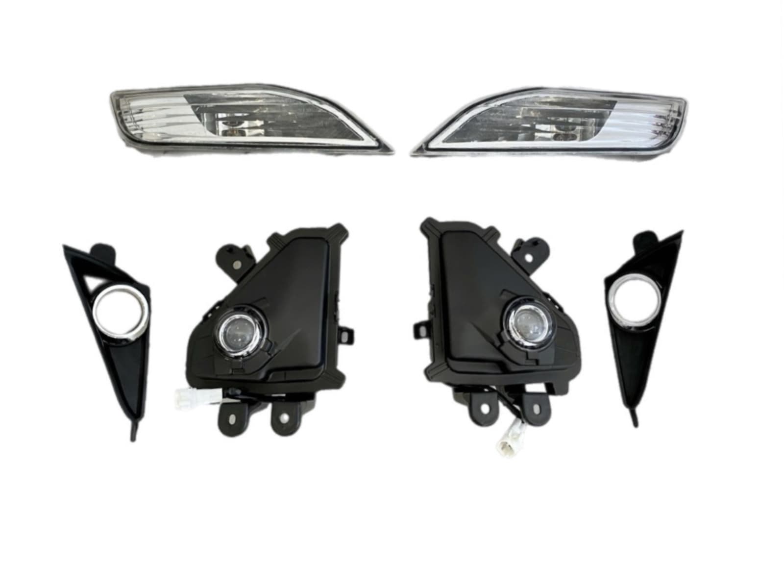 Led туманні фари + заглушки + покажчики повороту Lexus GX 460 2014-2021 (ліва+права)