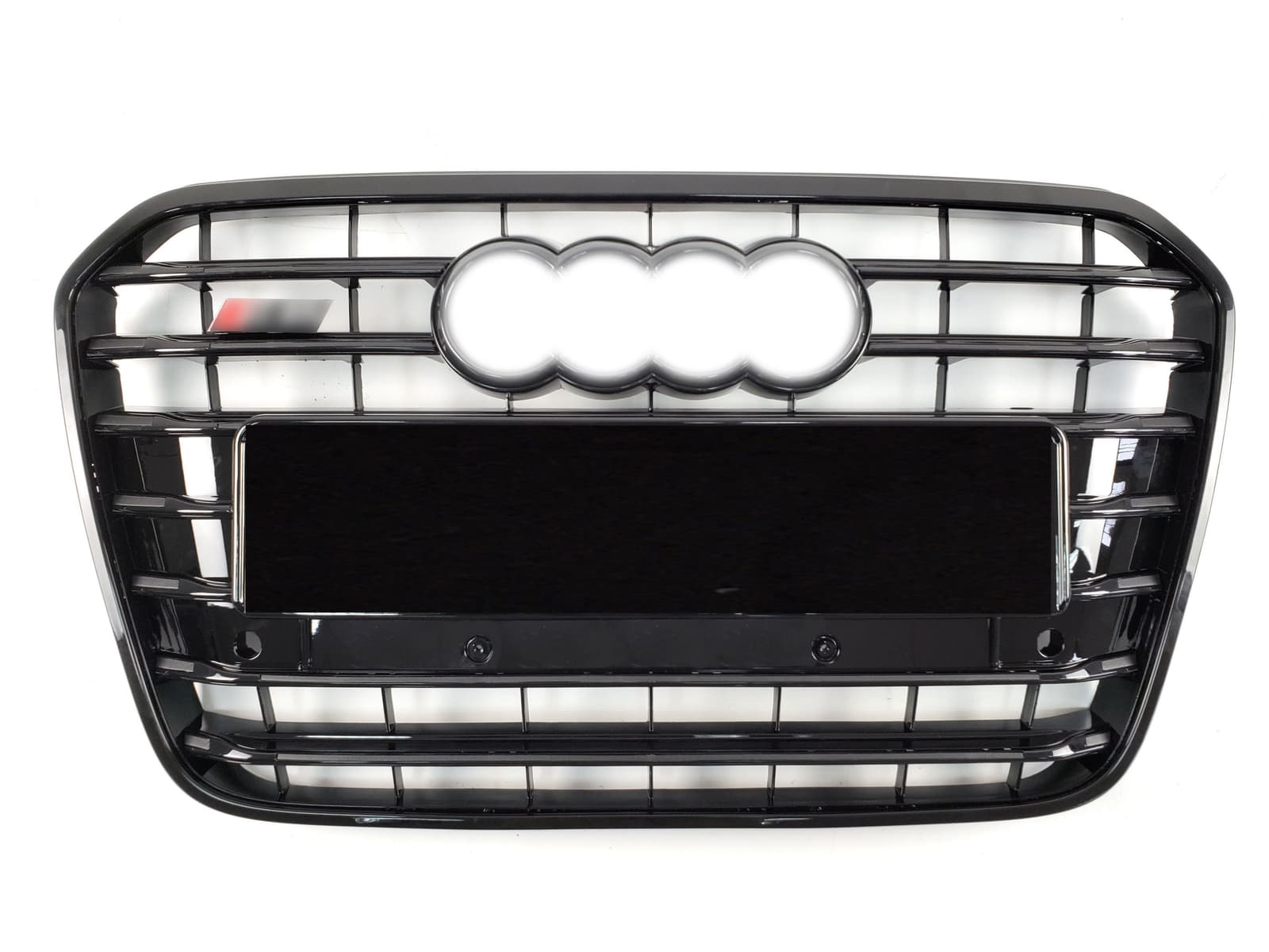 Решітка радіатора Full Black (в стилі S6) на Audi A6 C7 2011-2014 року