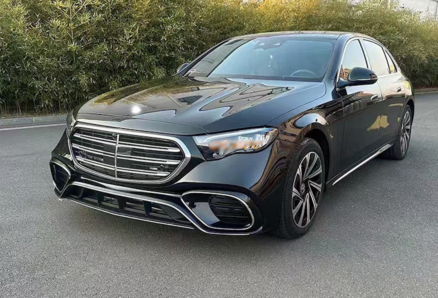 Передній бампер (стиль Mercedes W223 AMG-Line) на Mercedes-Benz E-Class W214 2023-2026 року 6