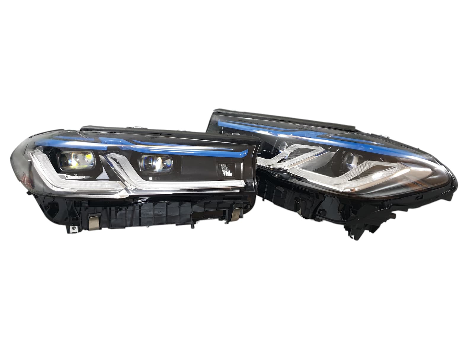 Передні фари (стиль M5 F90 LCI Laser) V2 на BMW 5 Series F10 / F11 2010-2017 року