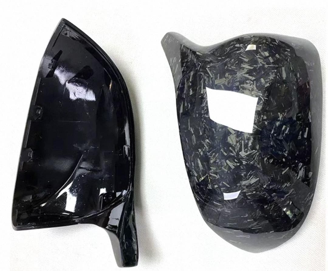 Кришки дзеркал M V2 (2 шт, Кований карбон) 2