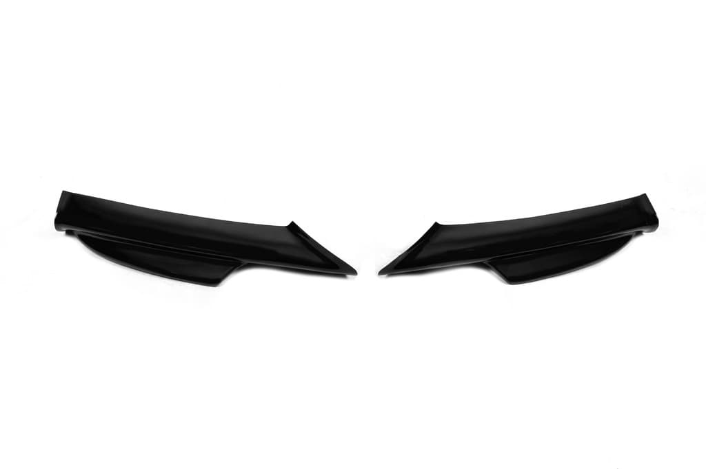 Передні Flap накладки (для E90 M-Sport 2005-2008, чорний глянець, 2 шт) 4