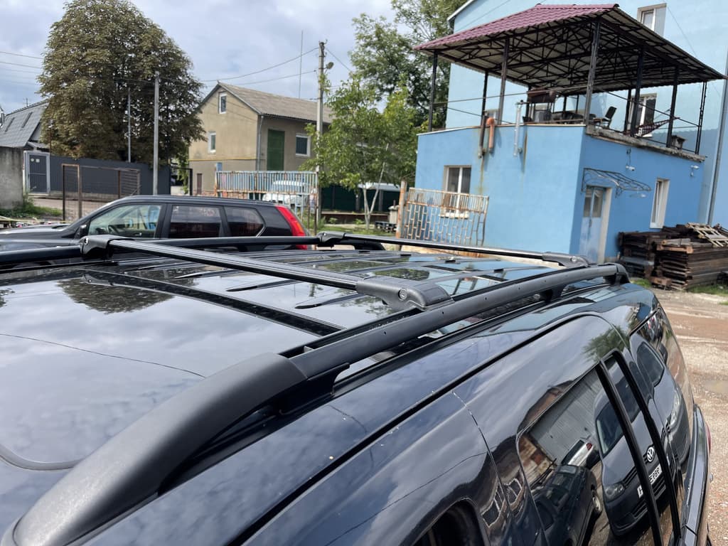 Перемички на звичайні рейлінги WingBar V1 (2 шт) Чорні
