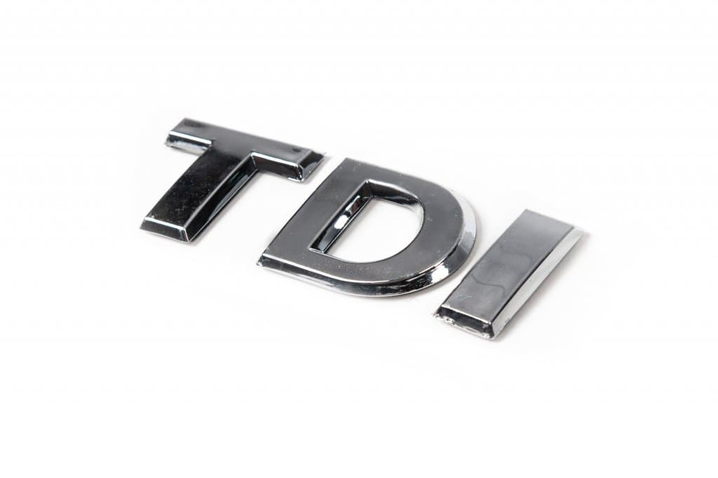 Напис TDI (під оригінал) Всі хром