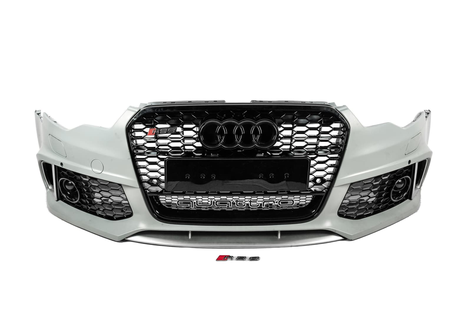Передній бампер з чорною решіткою RS6-Style (2011-2014)