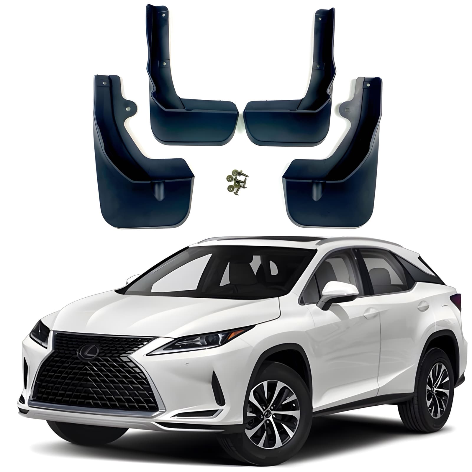 Бризковики Lexus RX 2019-2022, комплект 4 шт.