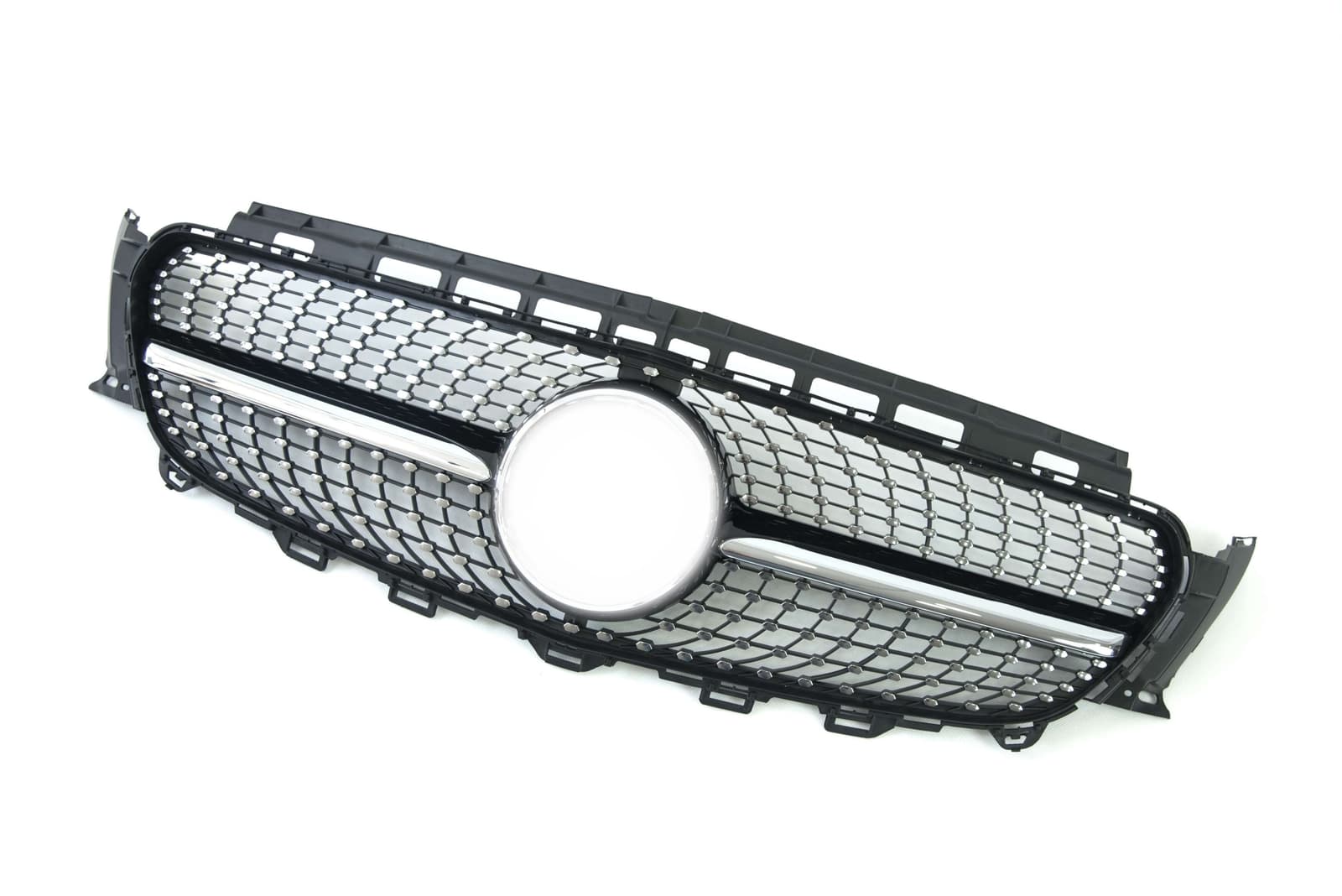 Решітка радіатора Black (без місця під камеру) Diamond на Mercedes-Benz E-Class W213 2016-2020 року 2