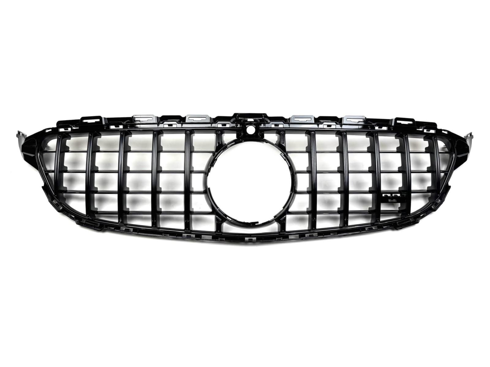 Решітка радіатора GT BLACK Mercedes C-Class W205 2014-2018 ПІД КАМЕРУ