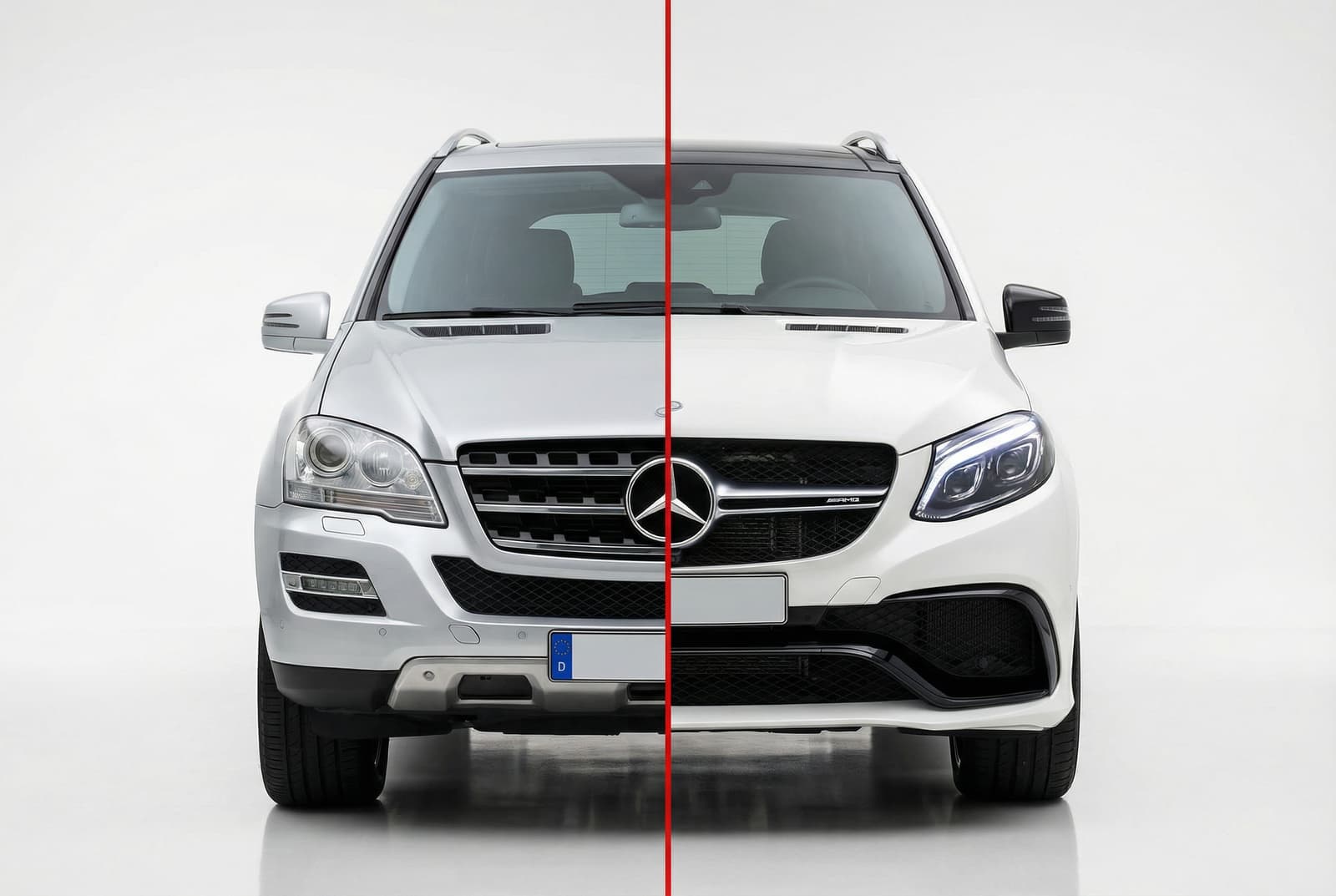 Комплект рестайлінгу в W166 GLE63 AMG
