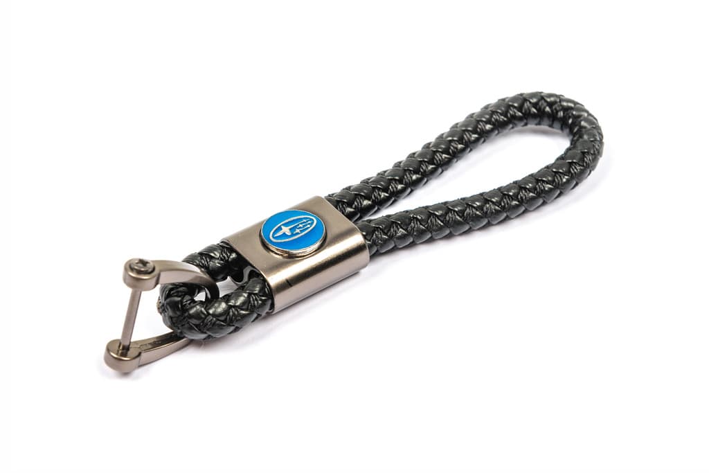 Шкіряний брелок V1 з логотипом Subaru 2