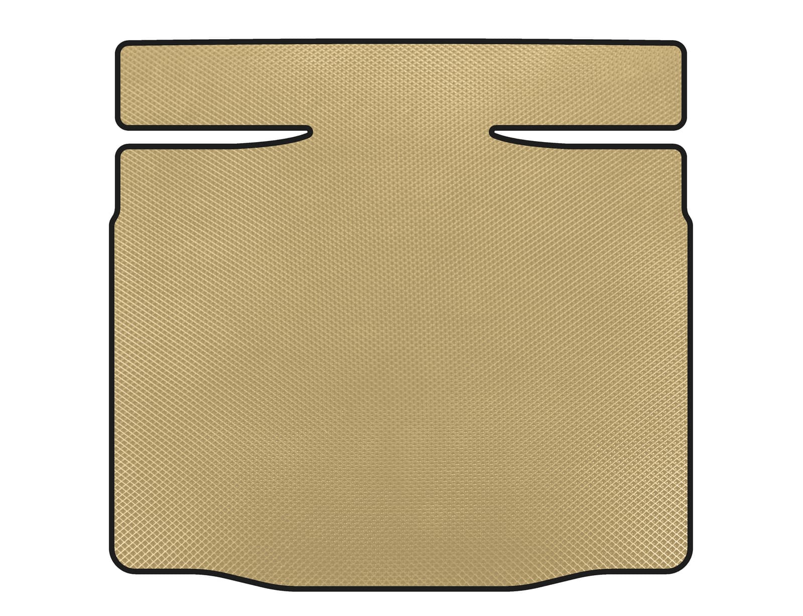 Килимок в багажник V-2 (LB, Бежевий)