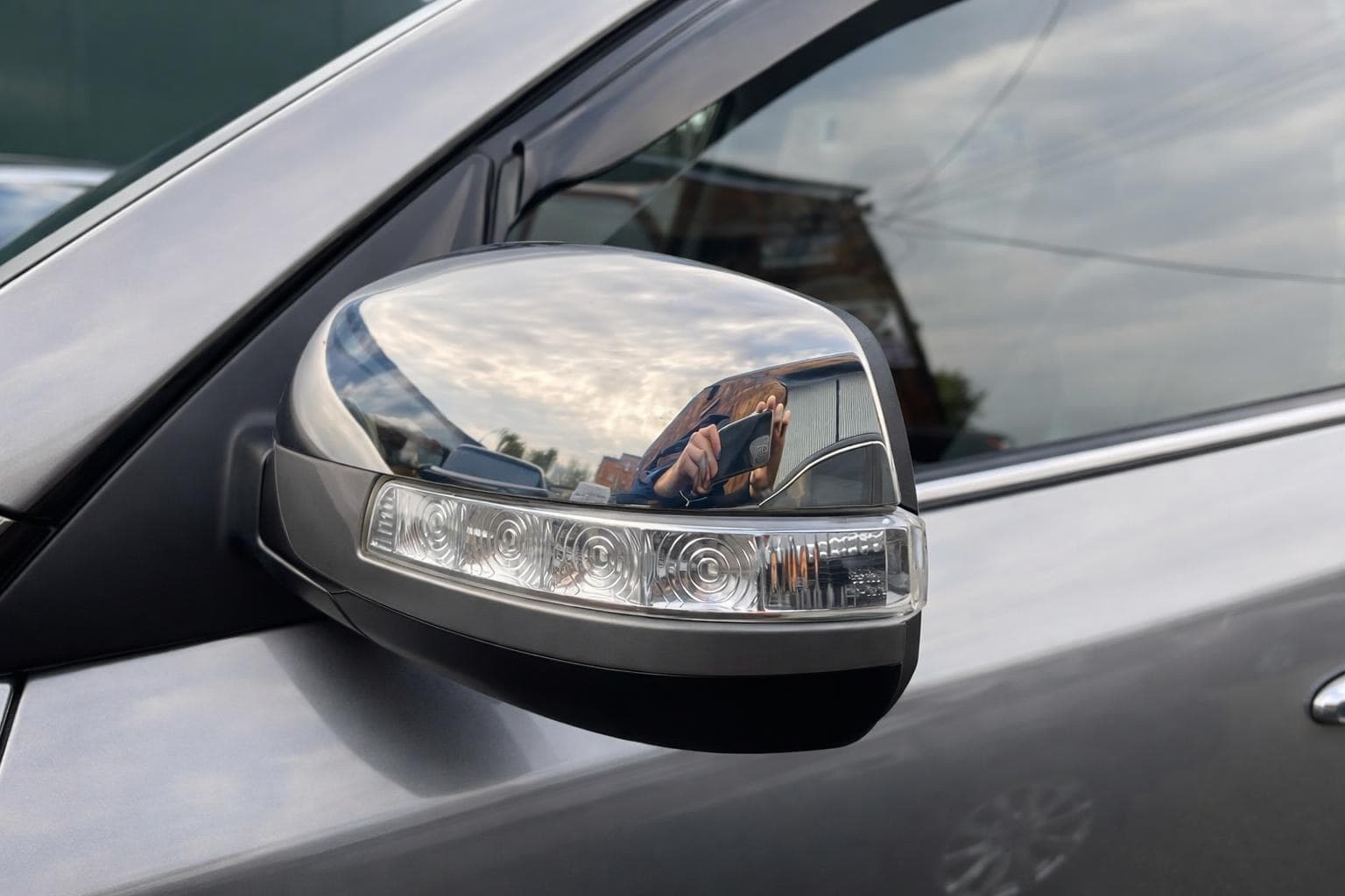 Накладки на дзеркала (2 шт) Полірована нержавіюча сталь