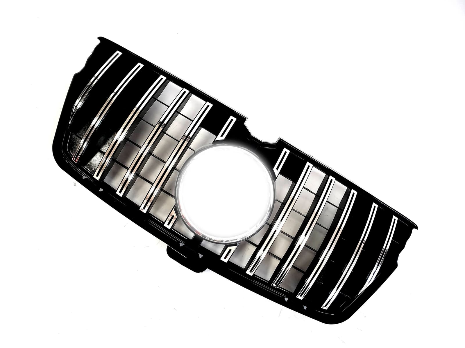 Решітка радіатора Chrome Black 3 Line GT на Mercedes-Benz GL-Class X164 2009-2012 року 3