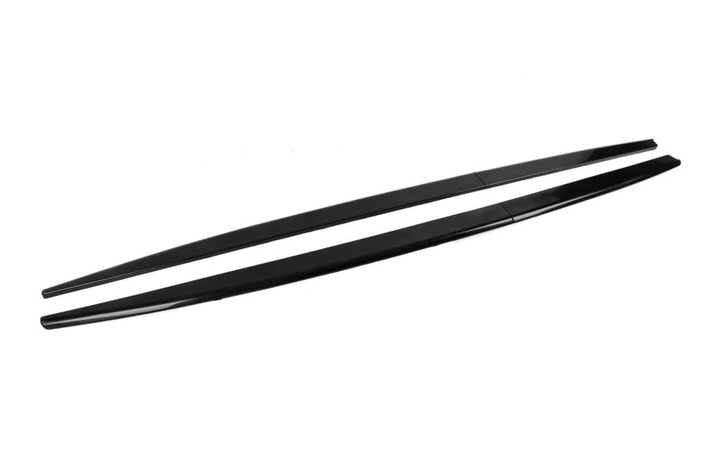 Накладки на пороги V-1 (під M-Sport пороги, чорний глянець) 3