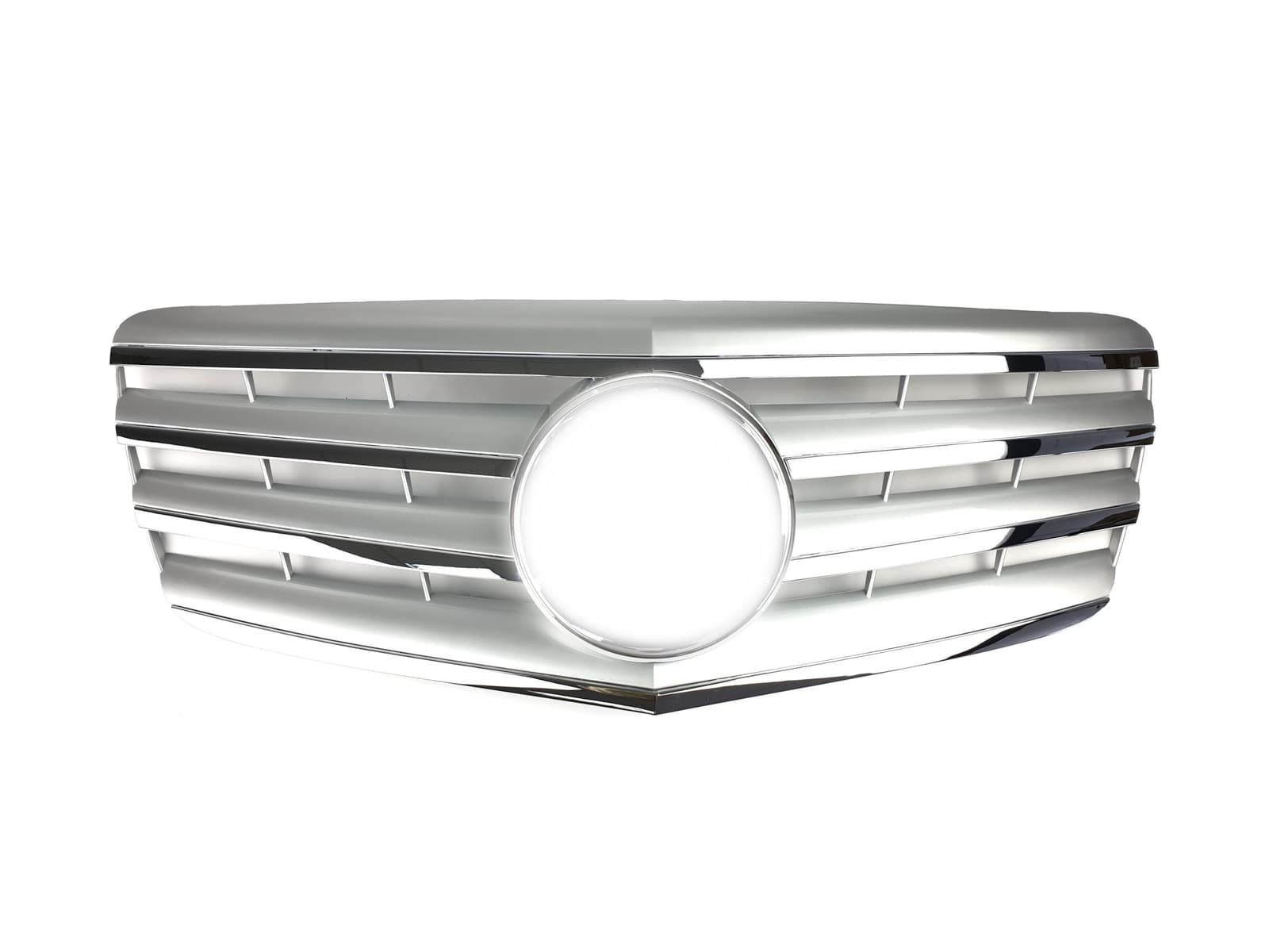 Решітка радіатора Silver CL на Mercedes-Benz E-Class W211 2007-2009 року