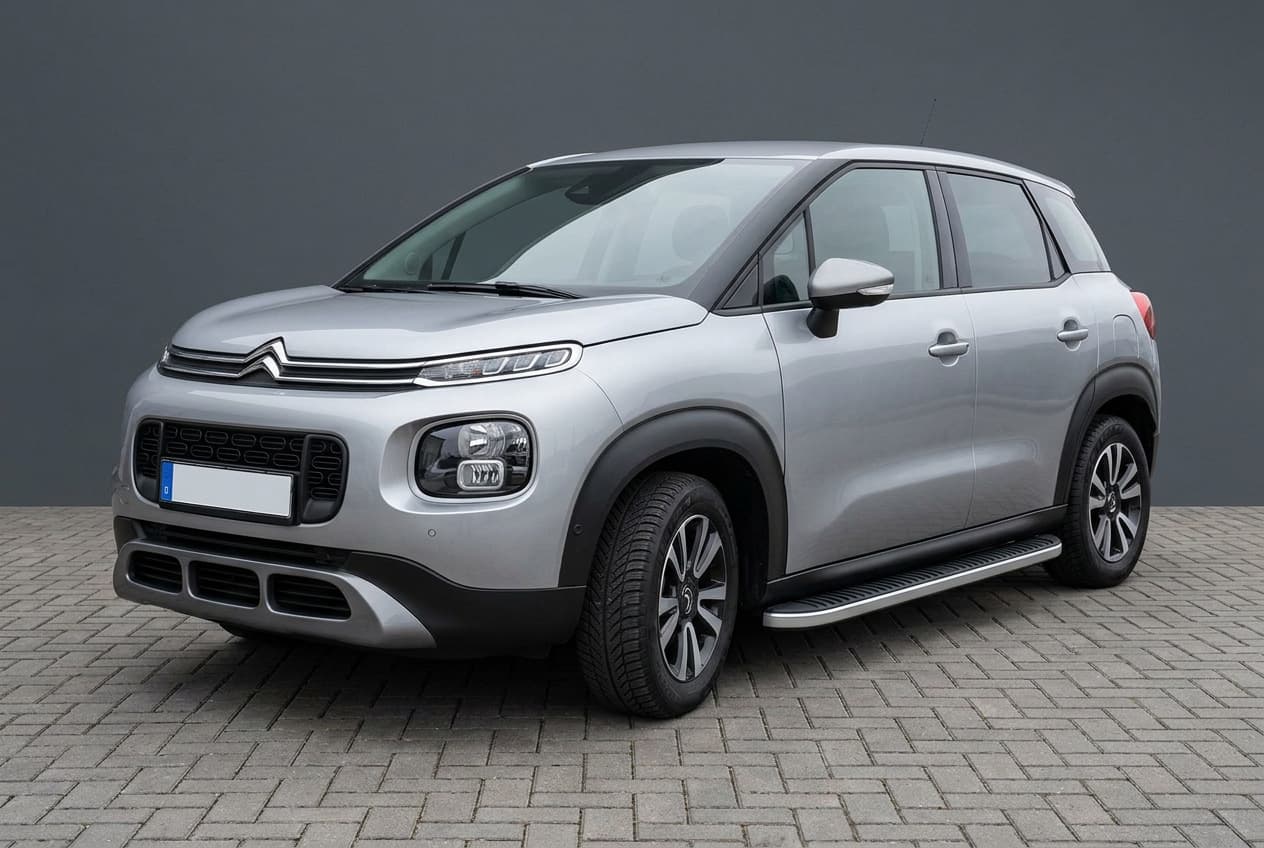Бокові пороги Tayga Grey (2 шт., Алюміній)