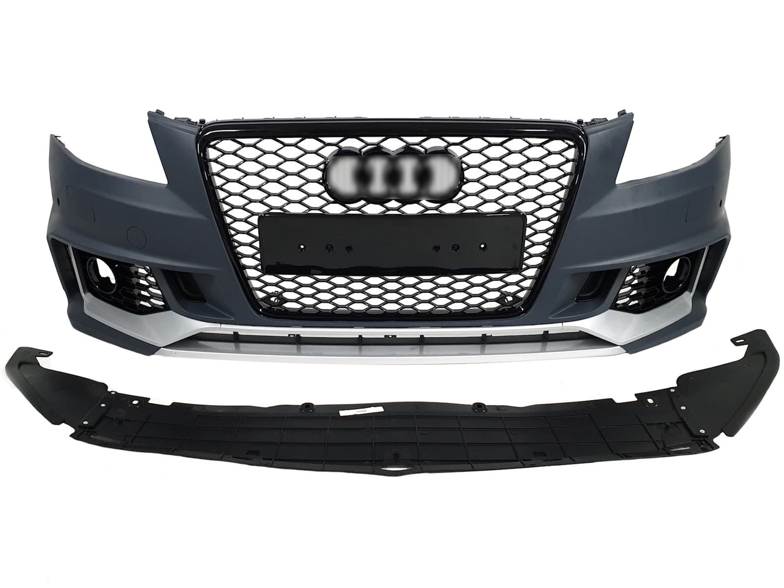 Передній бампер (стиль RS4 B9) V1 на Audi A4 B8 2007-2011 року