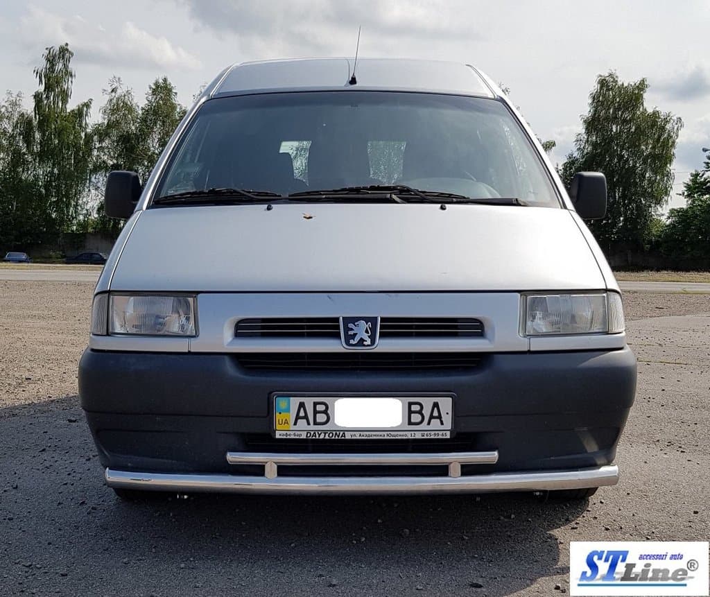 Передній захист ST016 (нерж) 60/42 мм 4