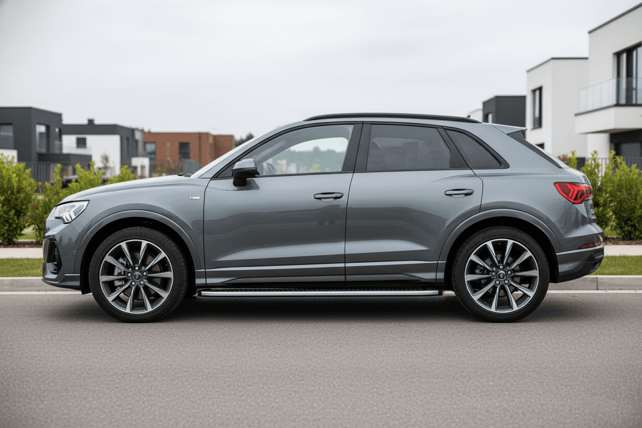 Бокові пороги Tayga Grey (2 шт., Алюміній)