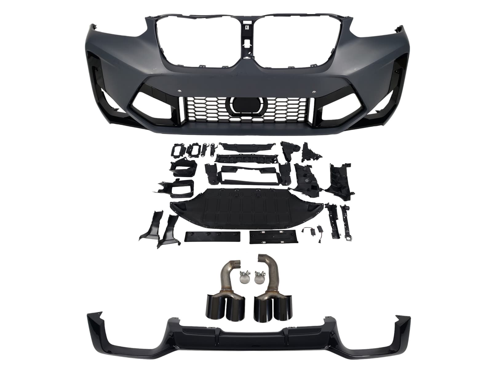Комплект обвісів (X4M F98 Style) Body Kit на BMW X4 G02 2022-2024 року