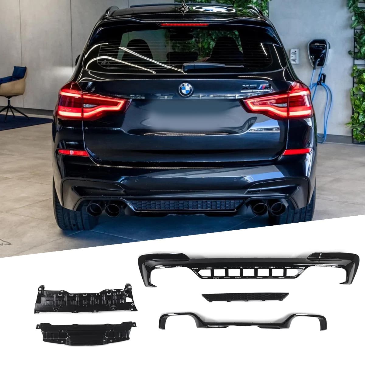 Задній дифузор (для F97/M-Sport 2018-2021)