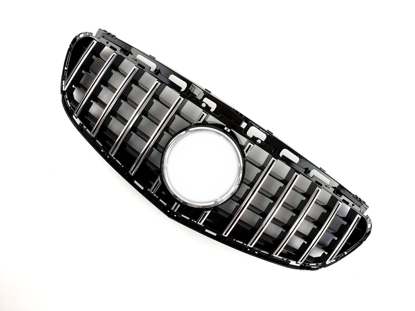 Решітка радіатора Chrome Black GT на Mercedes-Benz E-Class W212 2013-2016 року 3