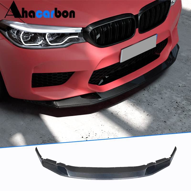 Накладка на передній бампер Lip V3 (для M5 F90 2017-2020, Карбон)