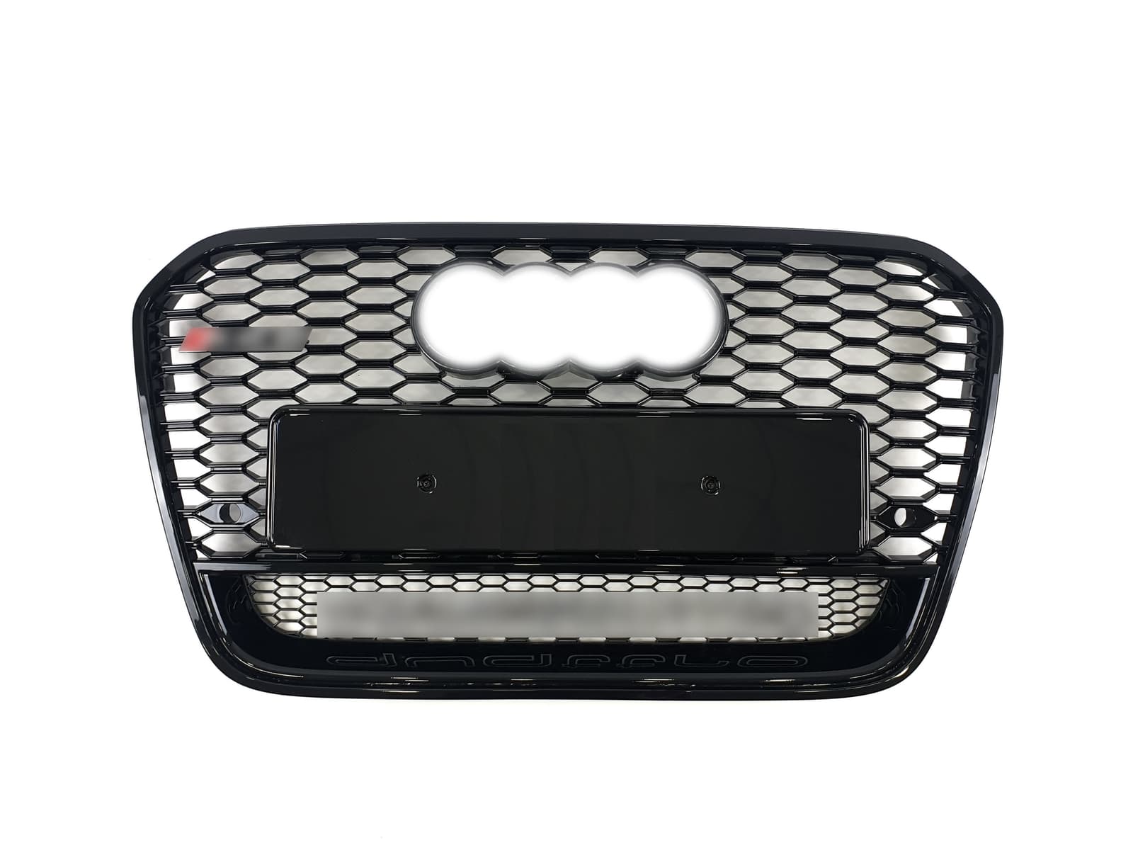 Решітка радіатора Full Black (в стилі RS6 quattro) на Audi A6 C7 2011-2014 року