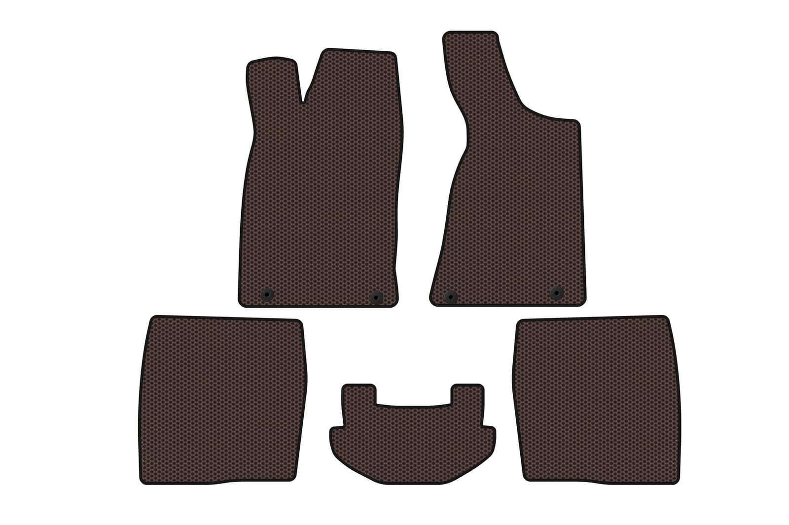 Гумові килимки Carsuit (1987-1991, Sedan, коричневий)
