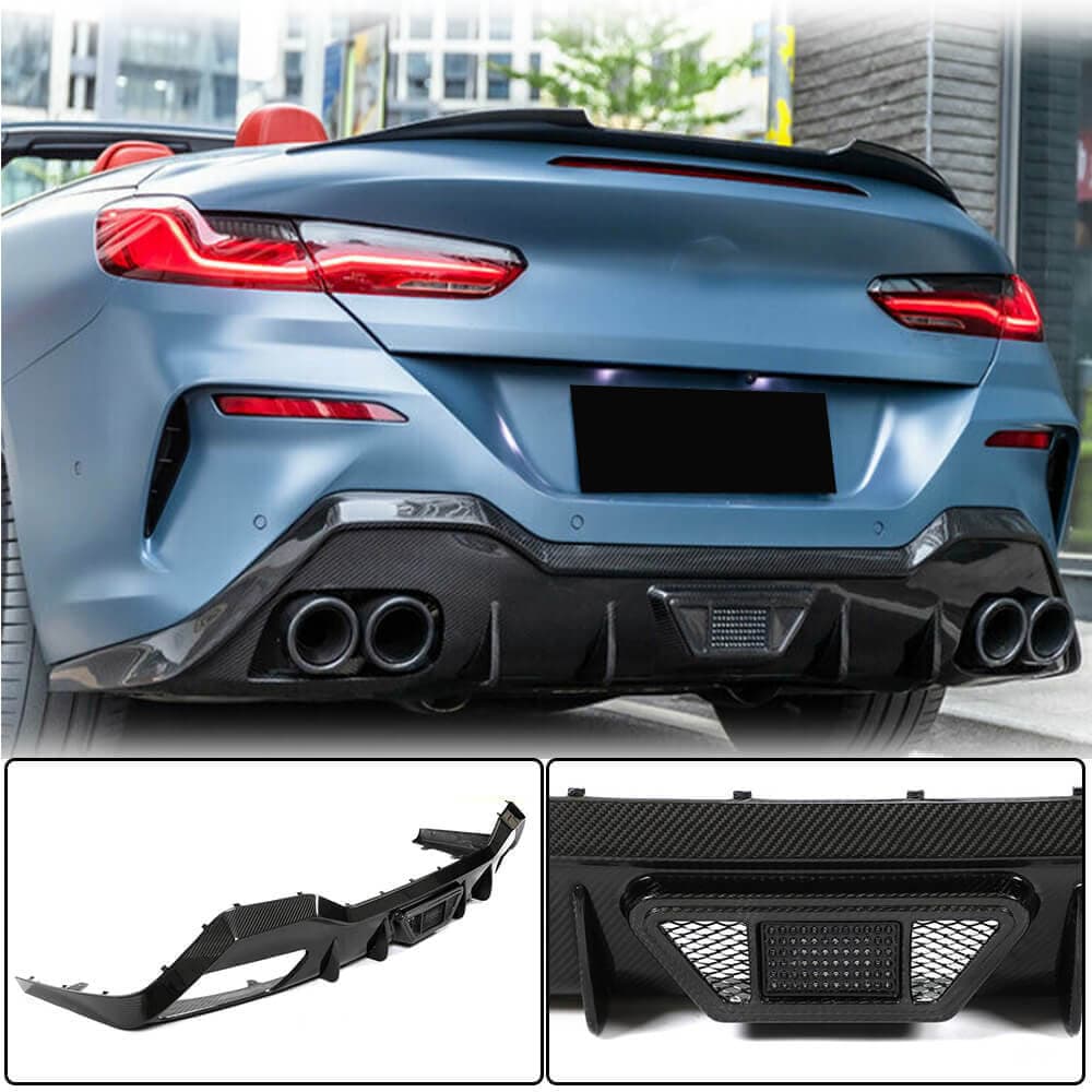 Дифузор заднього бампера V1 (для G14/G15 M-Sport, Карбон)