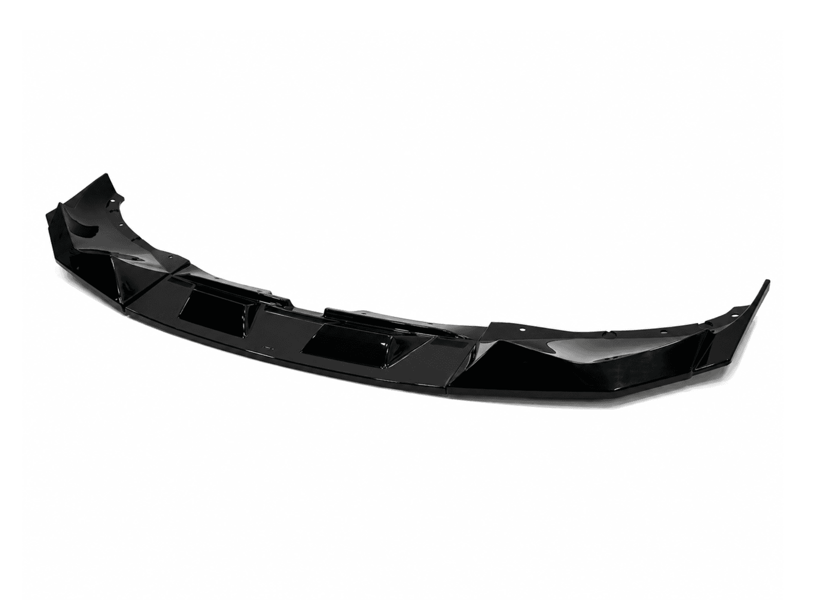 Юбка накладка переднього бампера BMW X5M G05 F95 2019-2022 ABS пластик, чорний глянець