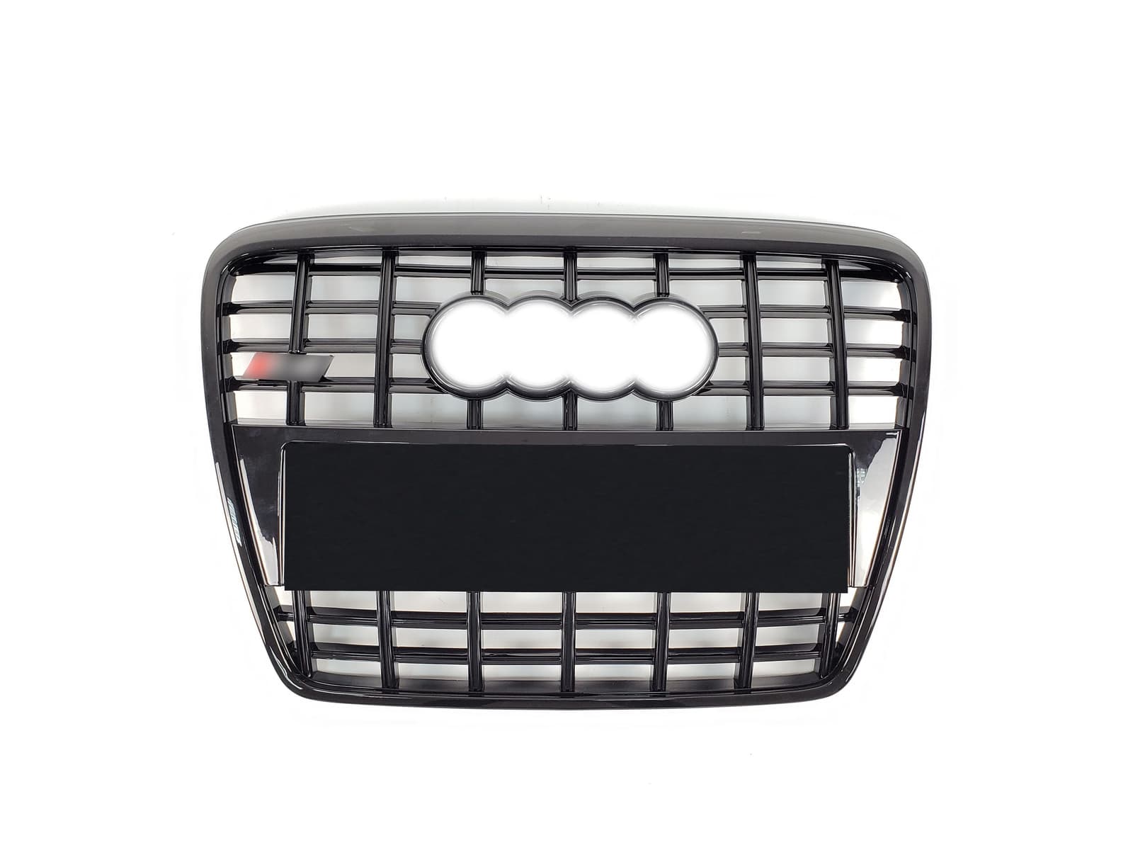 Решітка радіатора Full Black (в стилі S6) без PDC на Audi A6 C6 2004-2011 року