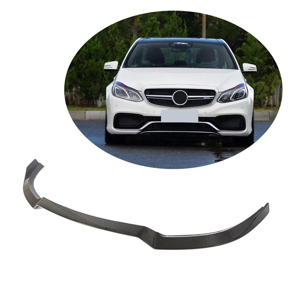 Накладка на передній бампер Lip (для E63 AMG 2013-2016, Карбон)