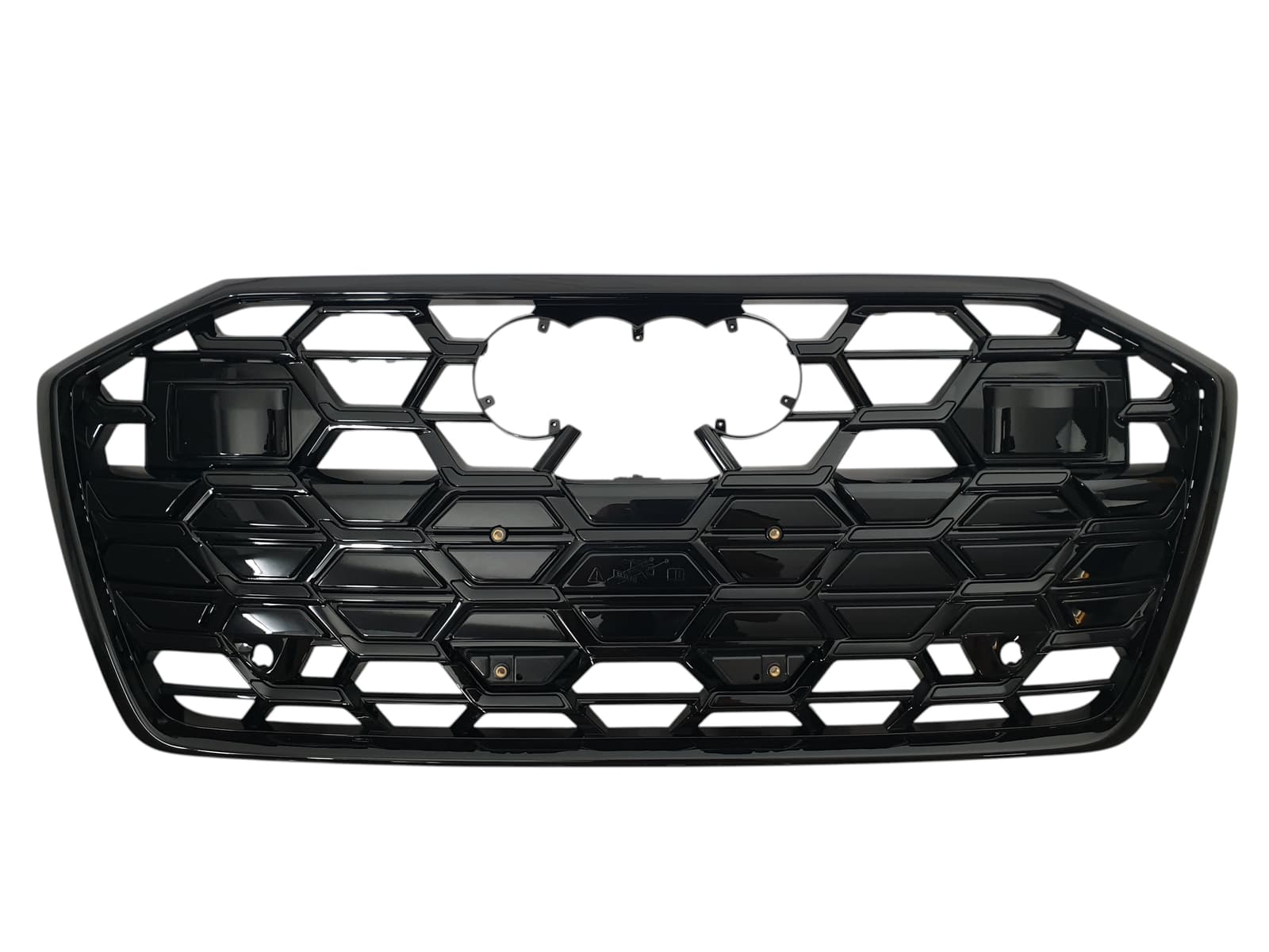 Решітка радіатора Full Black (стиль S6) під дистронік на Audi A6 C8 2023-2024 року 2