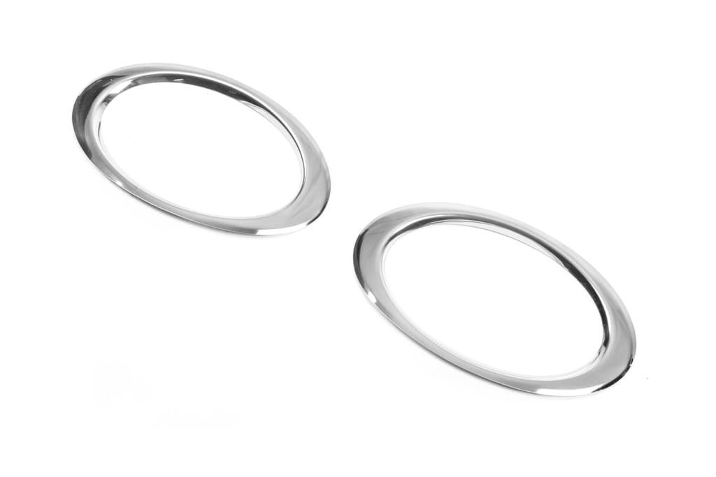 Окантовка на протитуманки (2 шт., нерж.) OmsaLine - Італійська нержавійка 4