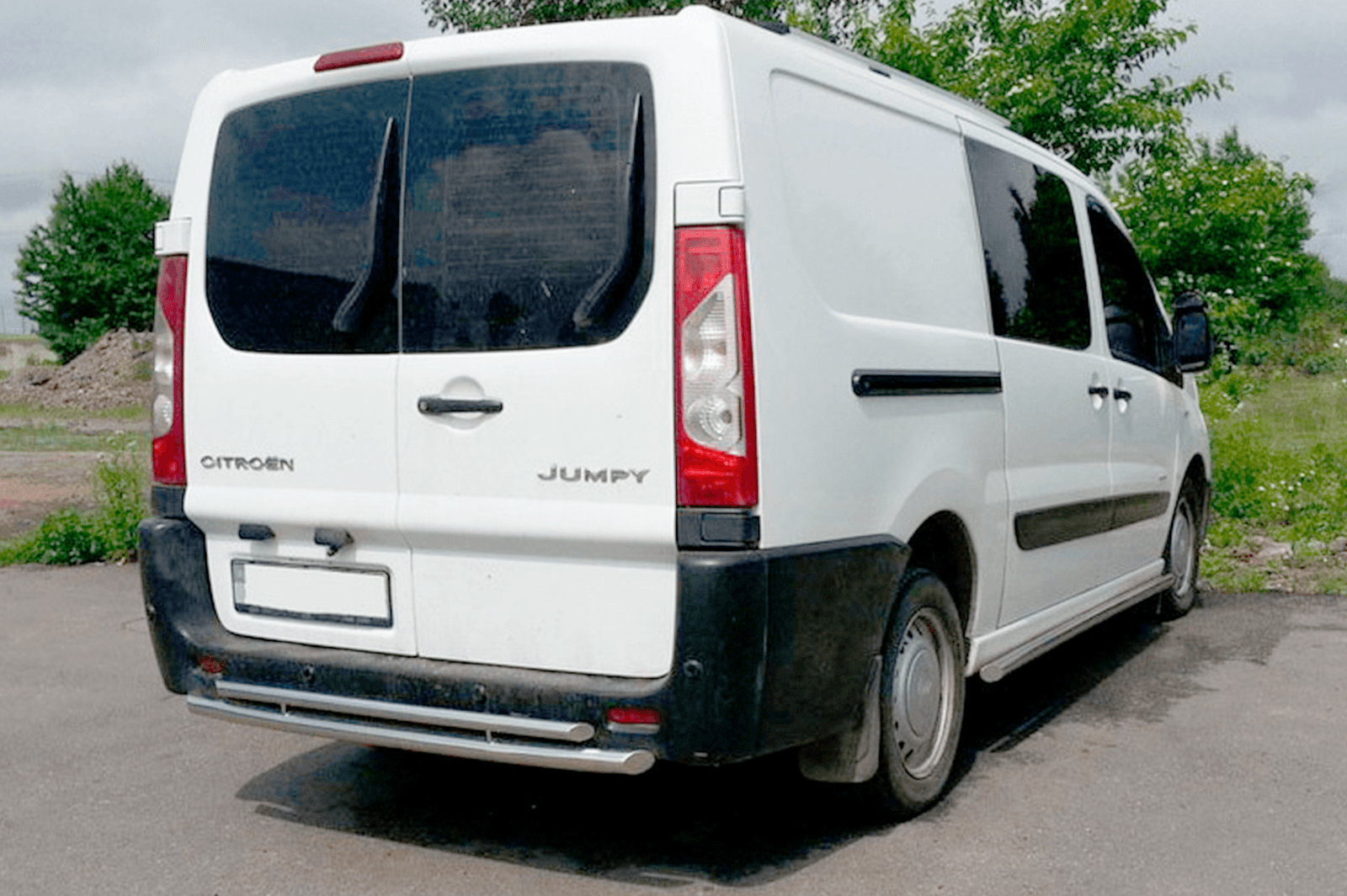 Задня дуга AK-002-Подвійний (нерж.)