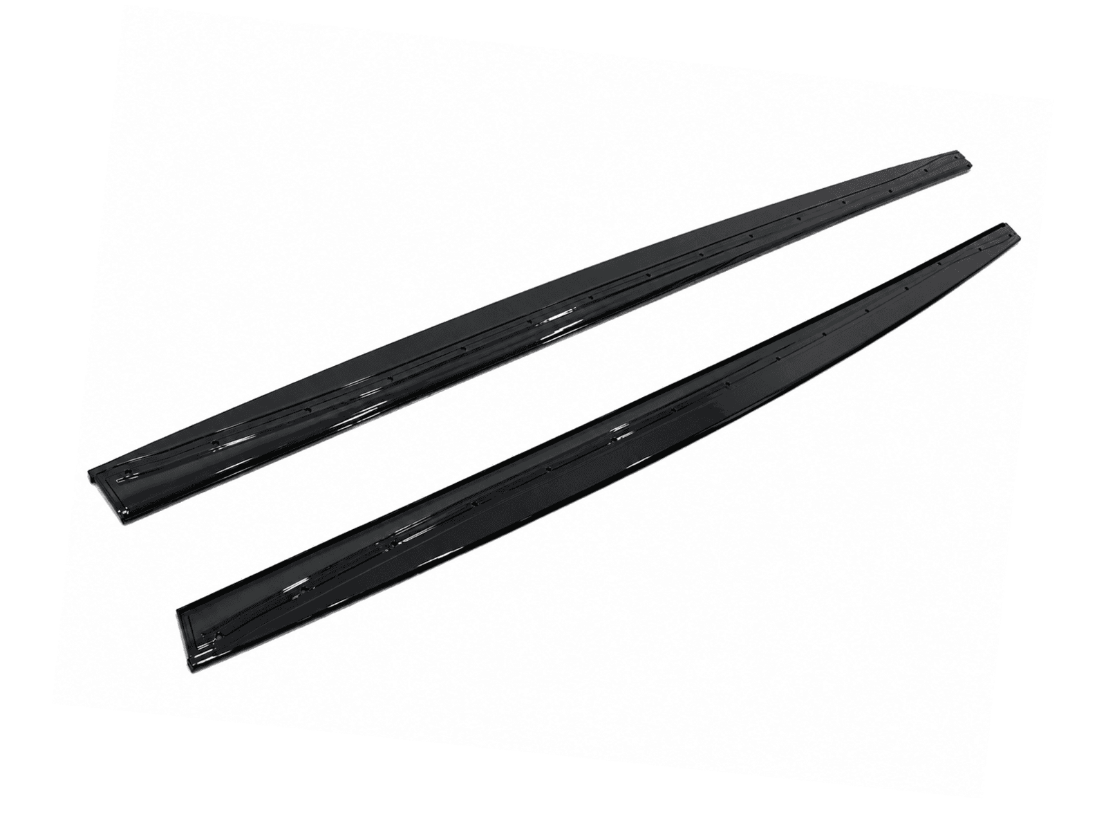 Леза під пороги M Paket для BMW 4 series F32 F33 2013-2020 ABS пластик, колір чорний глянець