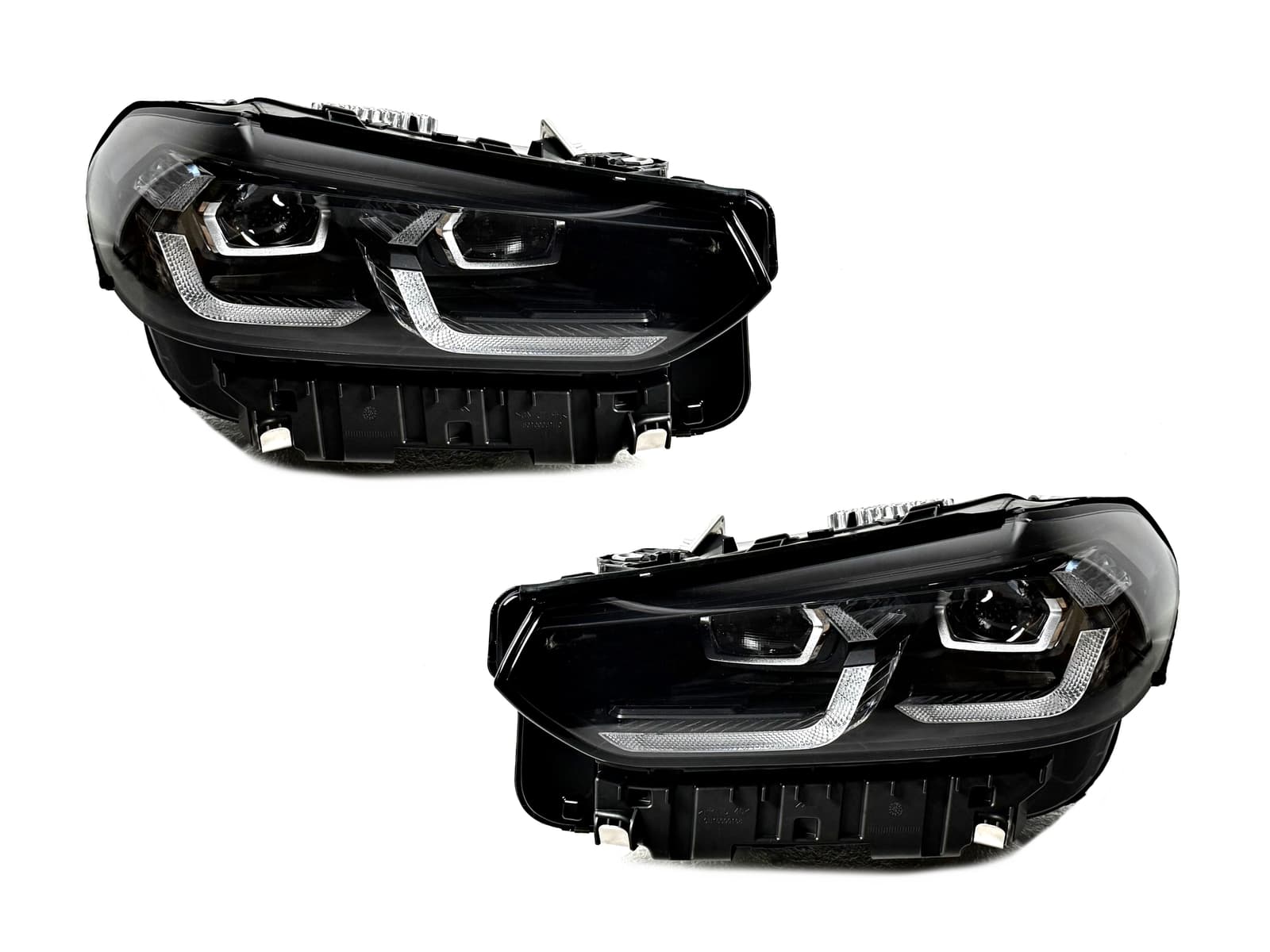 Фари Shadow Line Adaptive LED LCI рестайлінг для BMW X3 G01 F97 / X4 G02 F98 2021-2024 2шт. комплектні з блоками