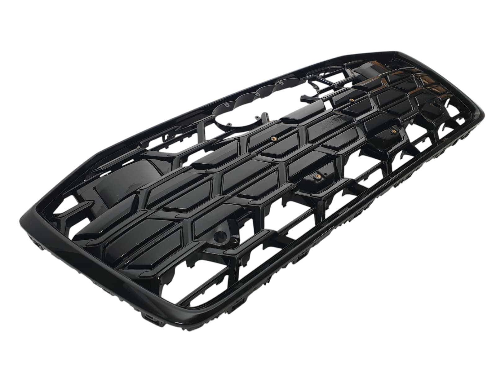 Решітка радіатора Full Black (стиль S6) під дистронік на Audi A6 C8 2023-2024 року 3