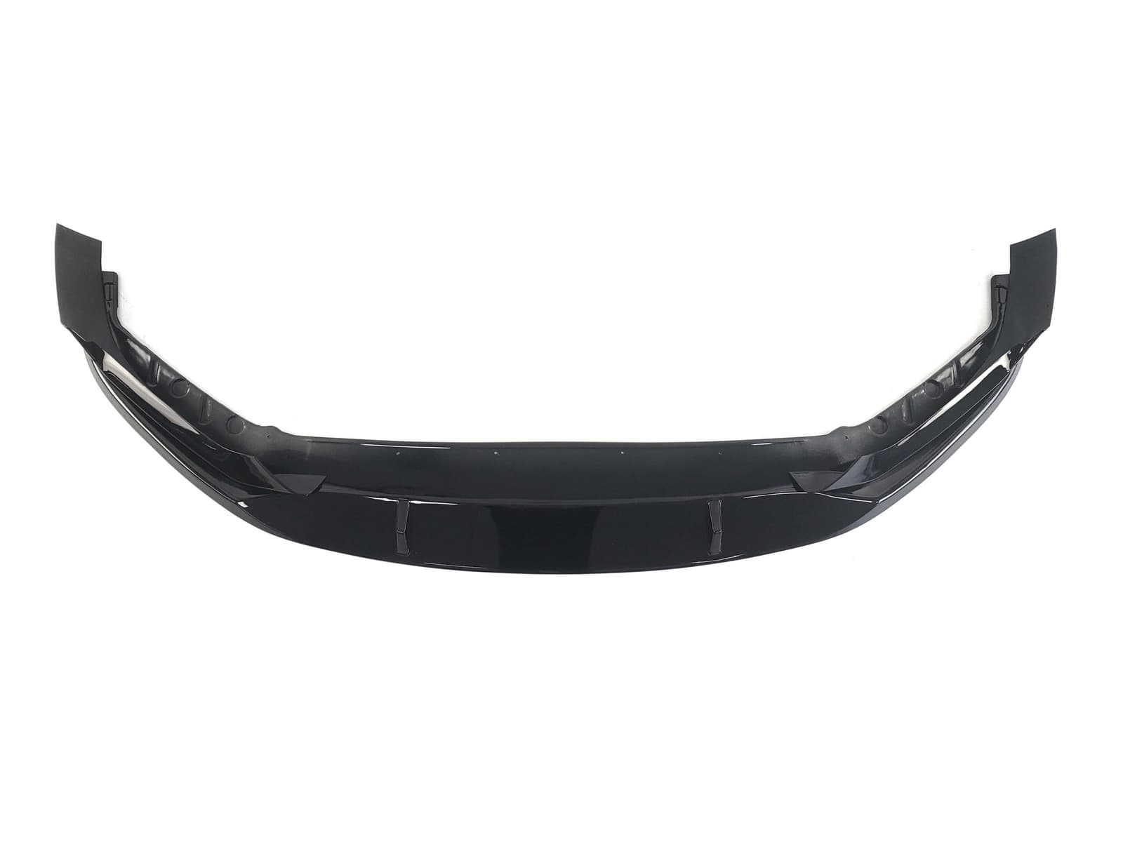 Губа (переднього бампера) Чорний глянець (M-Performance) V4 на BMW 5 Series G30 / G31 2020-2023 року 4