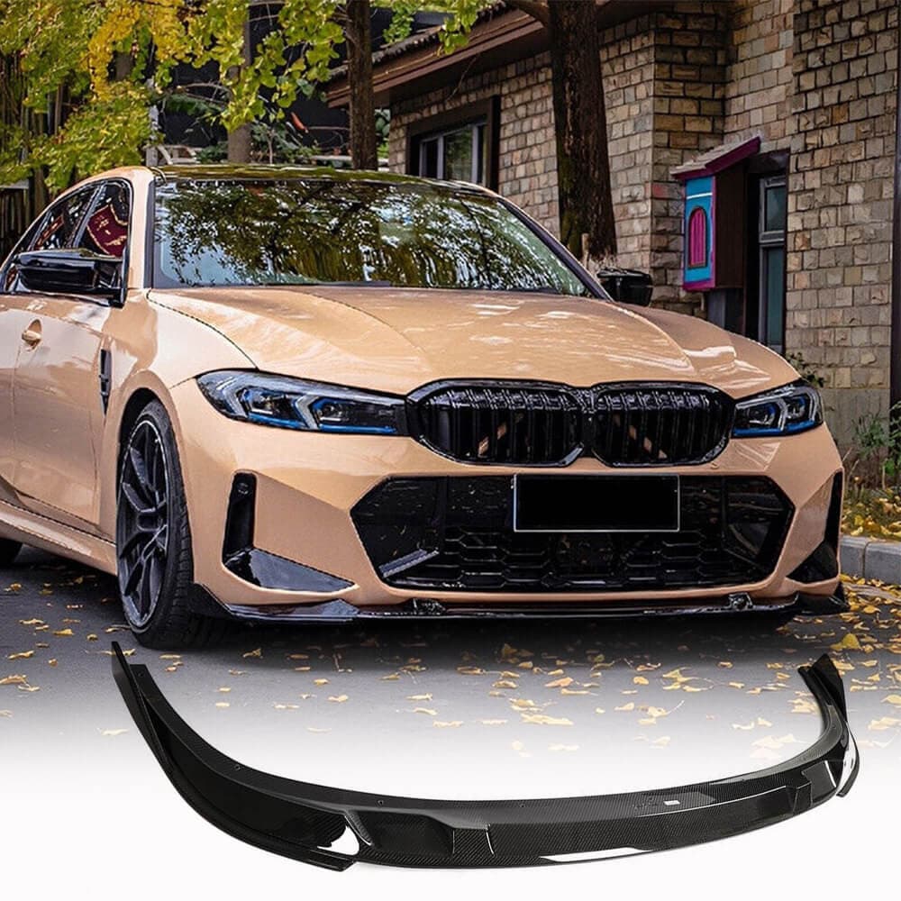 Накладка на передній бампер Lip V2 (для M-Sport 2022+, Карбон)