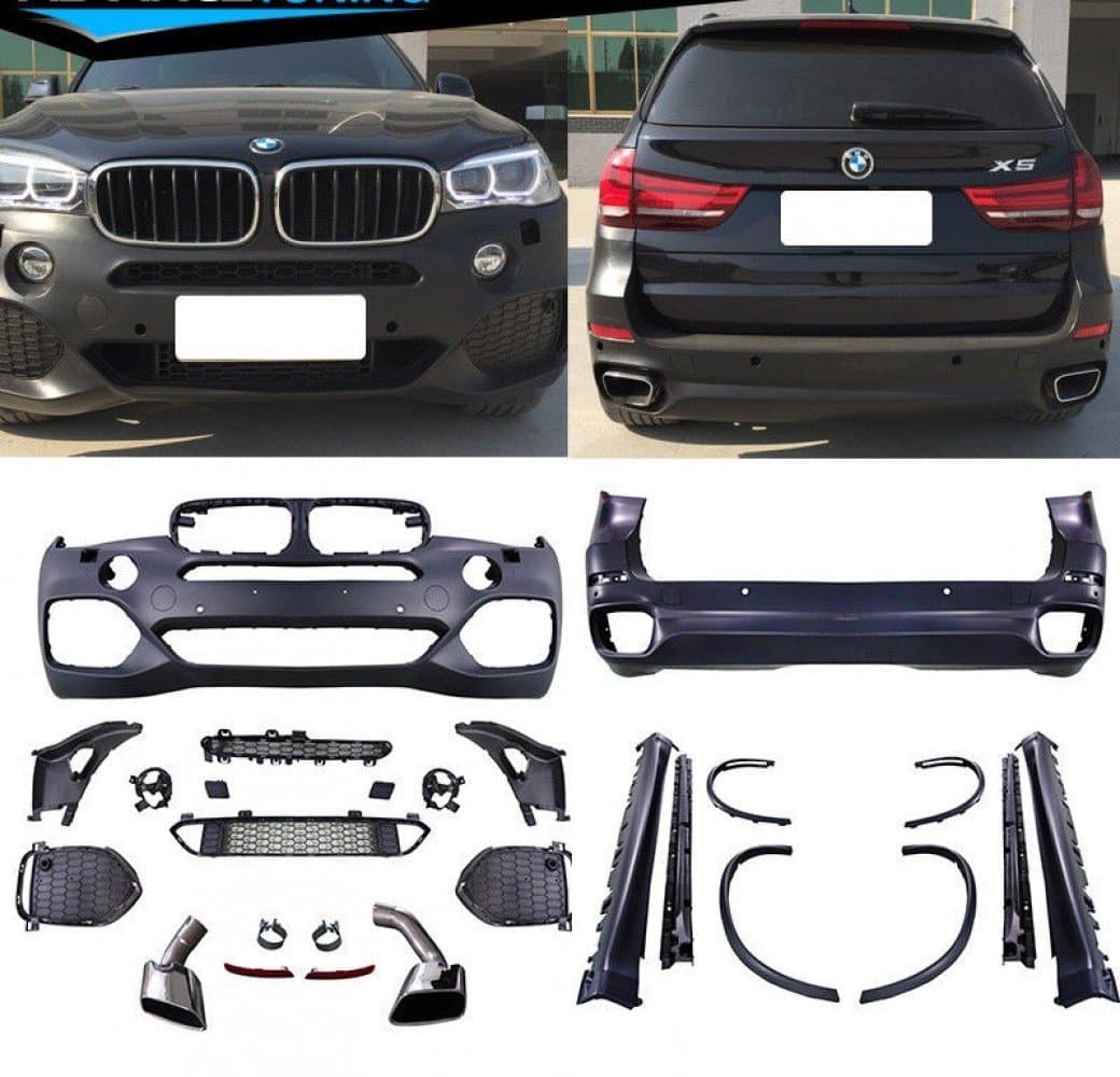 Комплект обвісу M-Tech для BMW X5 F15 (передній/задній бампер, пороги, арки, труби)