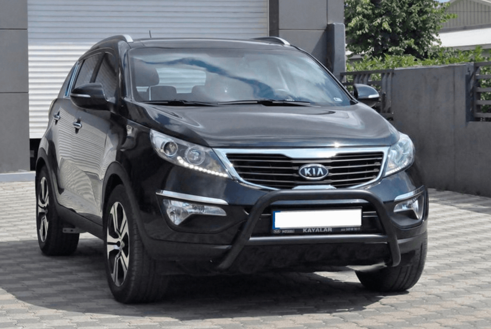 Кенгурятник WT006 Black (нерж.)