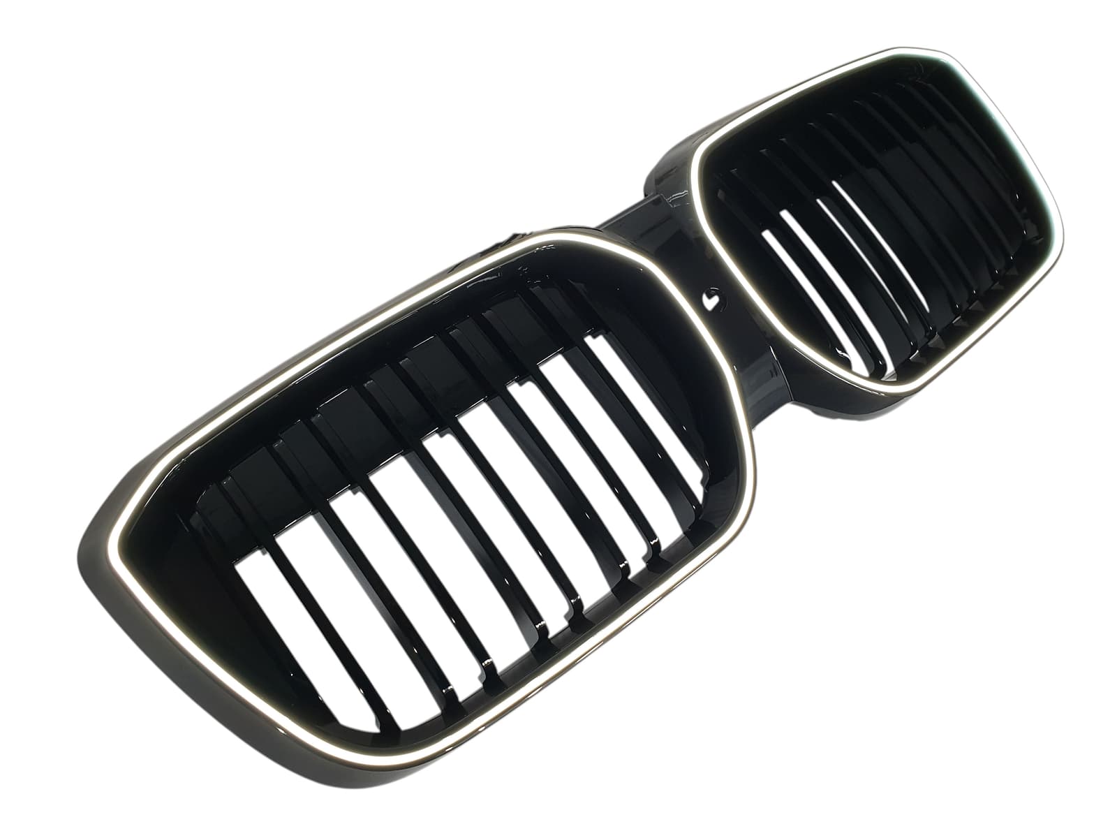 Ніздрі Чорний глянець IX3 LED (Iconic Glow) 2bar O на BMW X3 G01 2022-2024 року 2