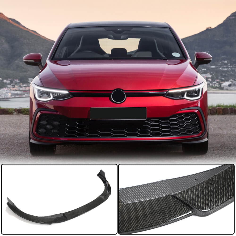 Накладка на передній бампер Lip (для GTI HB, Карбон)