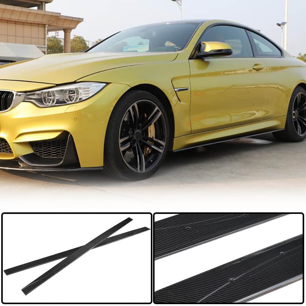Накладки на пороги V5 (для F82/F83, Карбон)